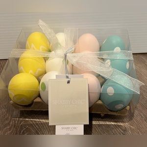 Shabby Chic Decorative Easter Eggs- 1 dozen- NWT